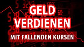 Wie verdient man Geld mit fallenden Kursen? 